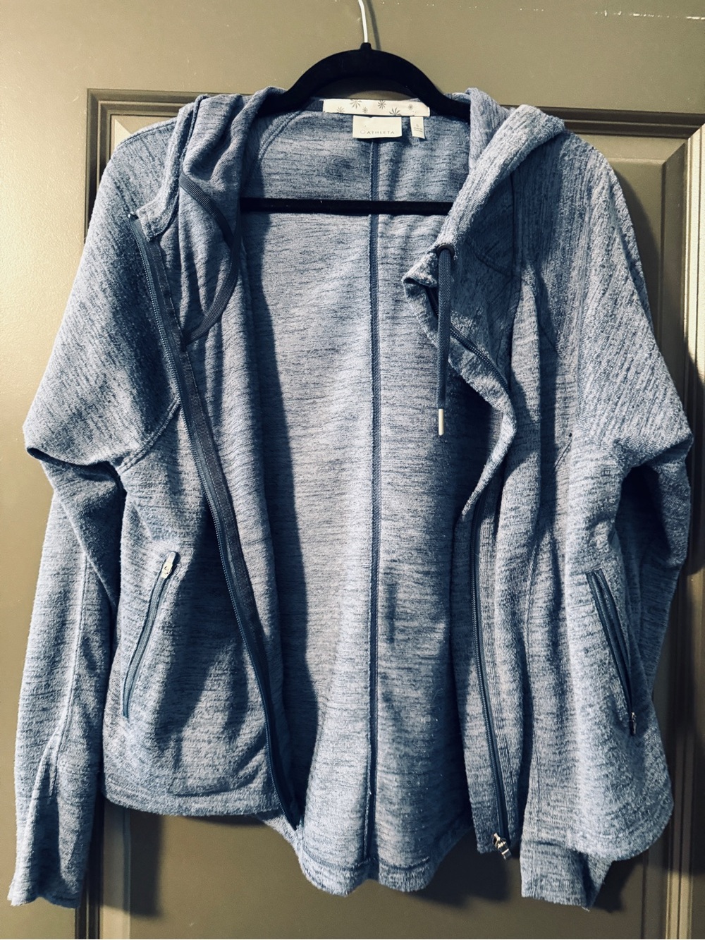 Athleta Hooded Zip Jacket